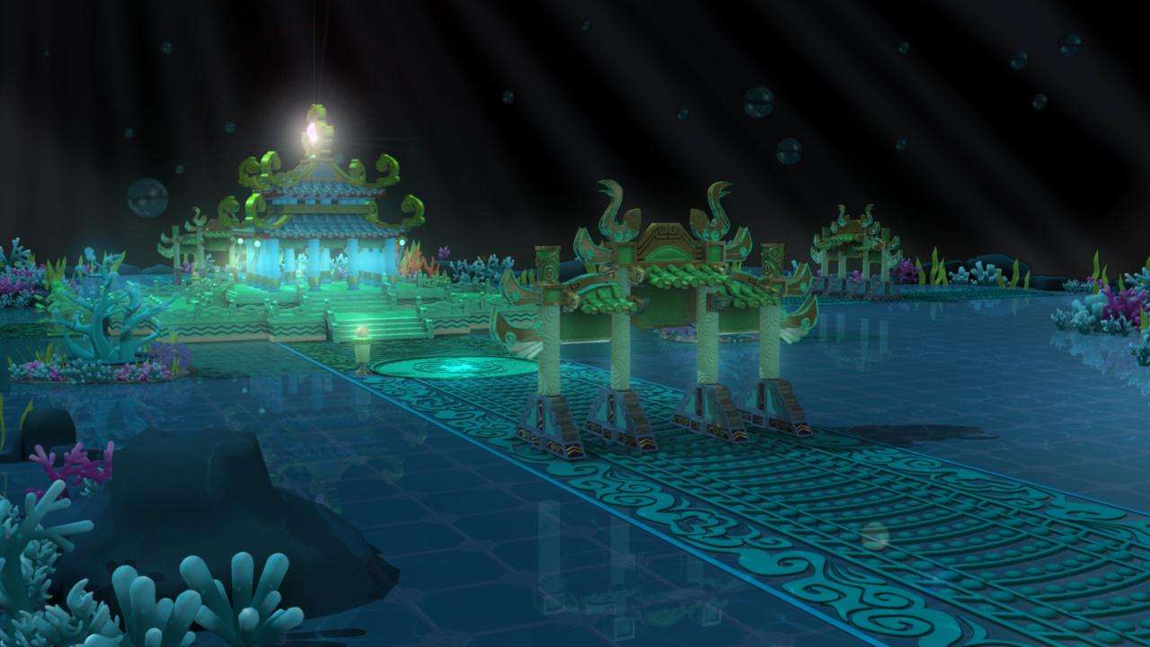 梦幻西游:69龙吟四千加,玩家亮出身份象征宝宝,明朝剑斩清朝官_龙宫