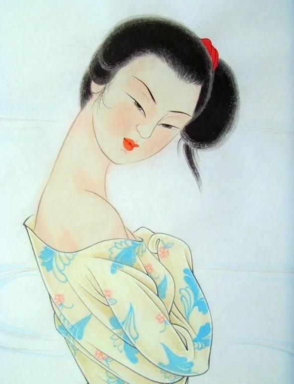 一见倾心画中人疑似梦里遇神仙陈维华作品