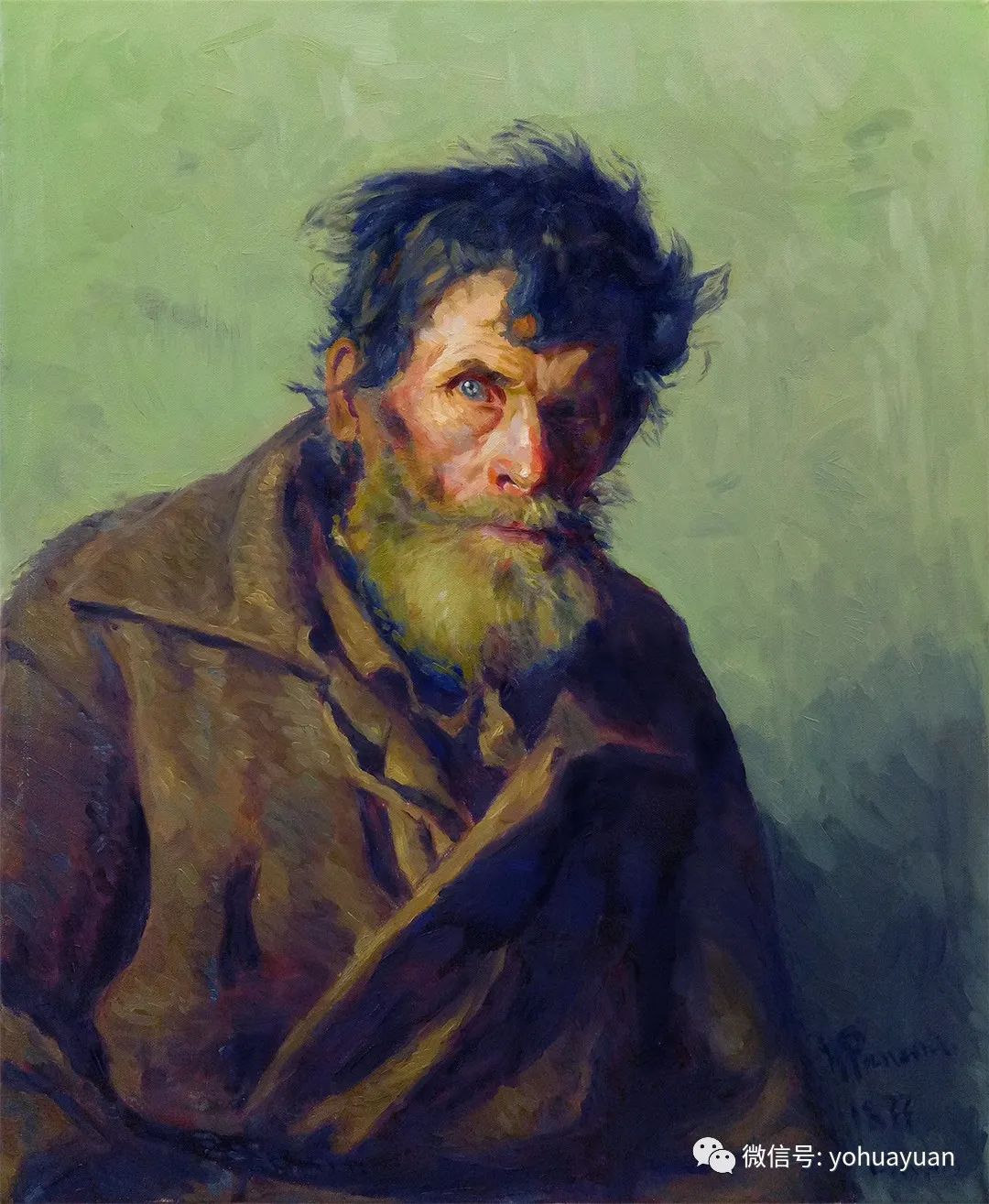 油画人物欣赏伊利亚列宾