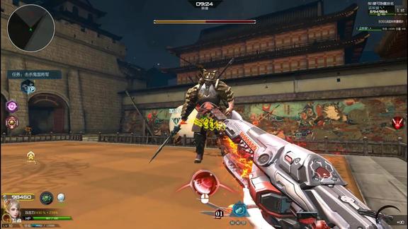 逆战樱之城飞天跳关半分钟跑全图用魔鲲套秀得boss放不出技能