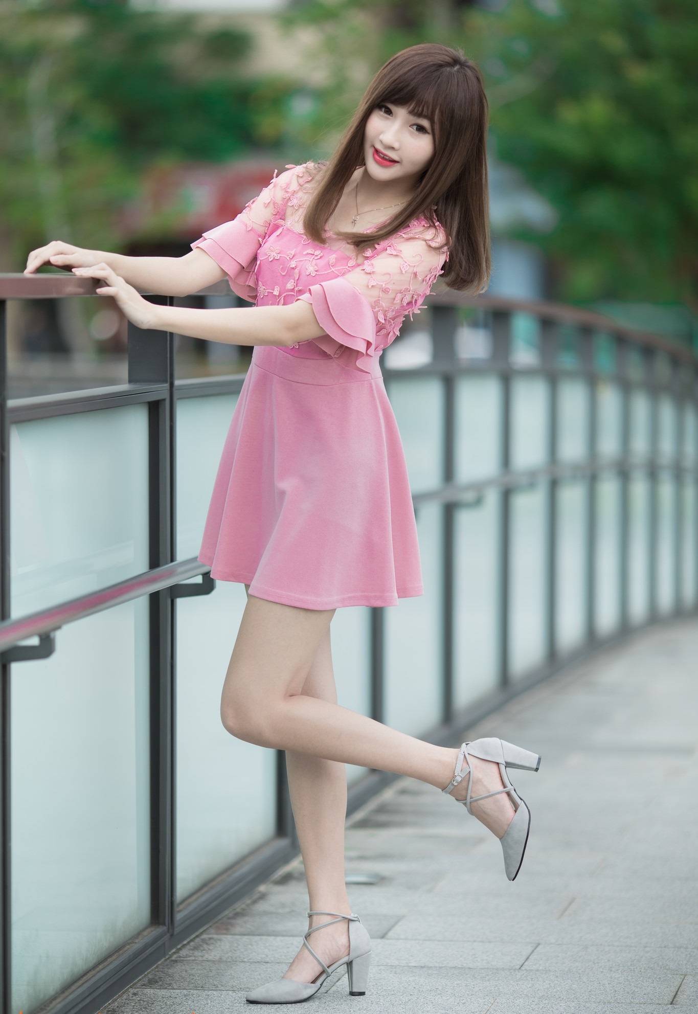 时尚穿搭第四十二期长发美女气质穿搭