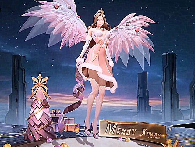 貂蝉圣诞恋歌皮肤特效重做?看到重做后的模型,冲这对翅膀也要买