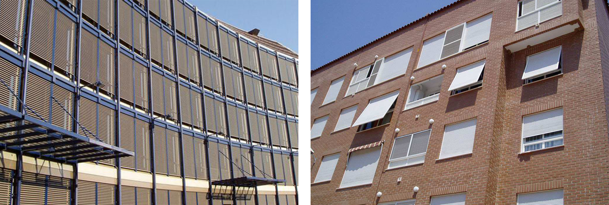 设置固定外遮阳(如:建筑自遮阳)及内部高反射率可调节遮阳设施(全波段