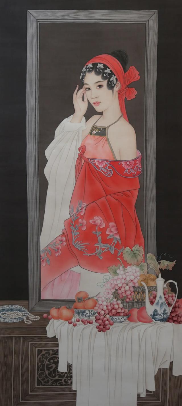 有一种美穿越千年东方古典仕女美人画作品赏析