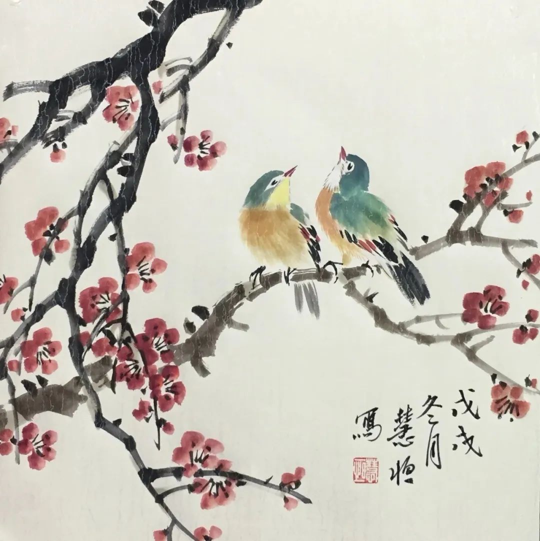 工细心巧神韵来江慧恒工笔画