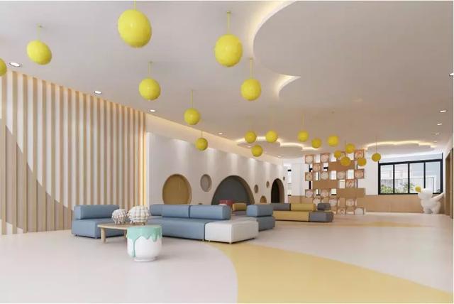 本项目位于天浦路与望江路交叉口,总建筑面积7144㎡(三层),幼儿园为4