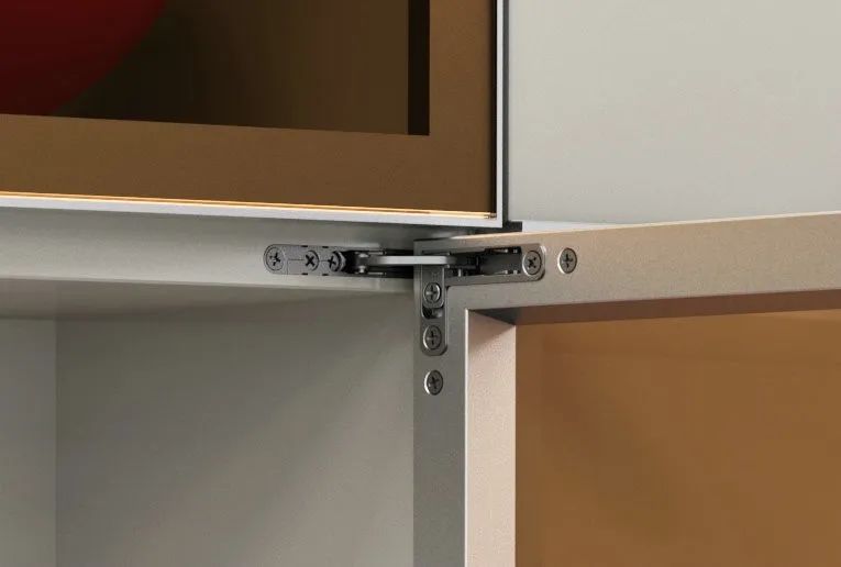 和门板里,体积小巧紧凑,很好地融合在橱柜,衣柜,卫浴柜,酒柜等柜门