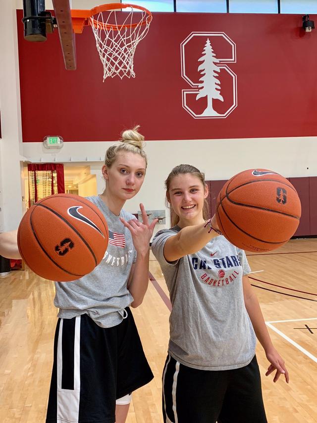 库里竟然还有这么漂亮的妹妹 球技更是排全美高中生第三名_卡梅伦·