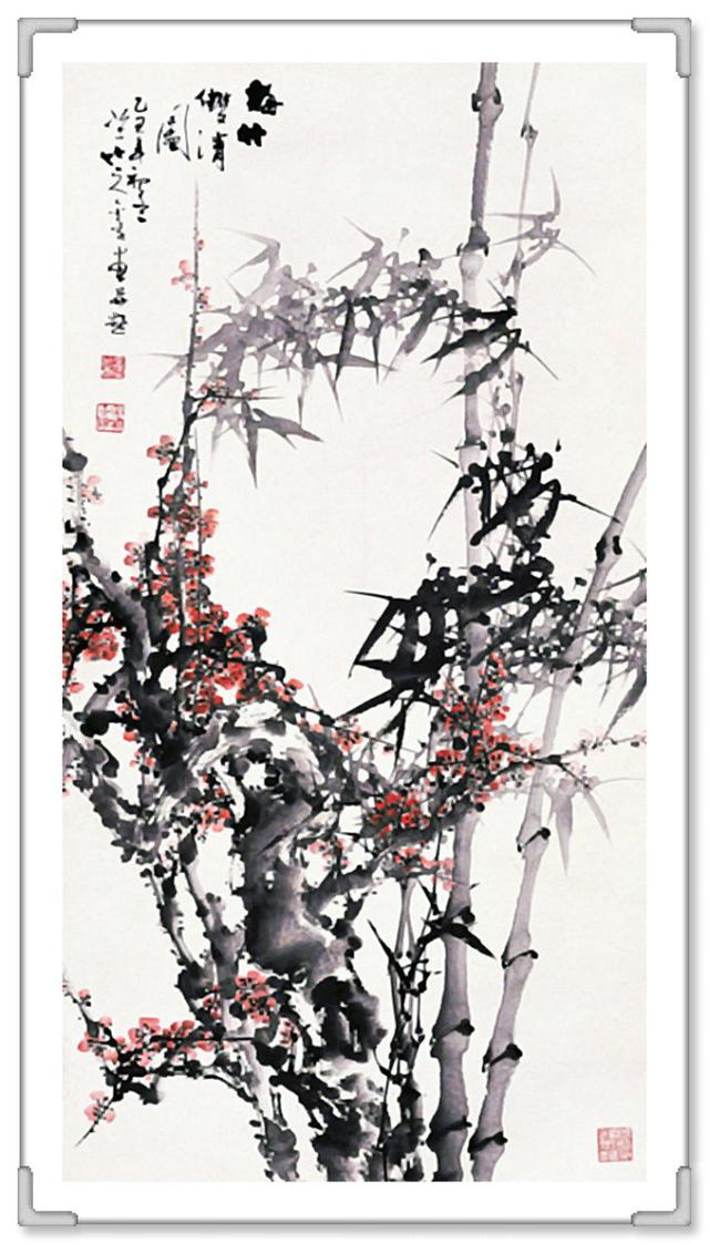 林金定写意花鸟画作品欣赏
