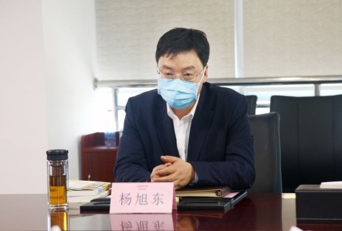 高洪雷会见平阴县委书记杨旭东一行