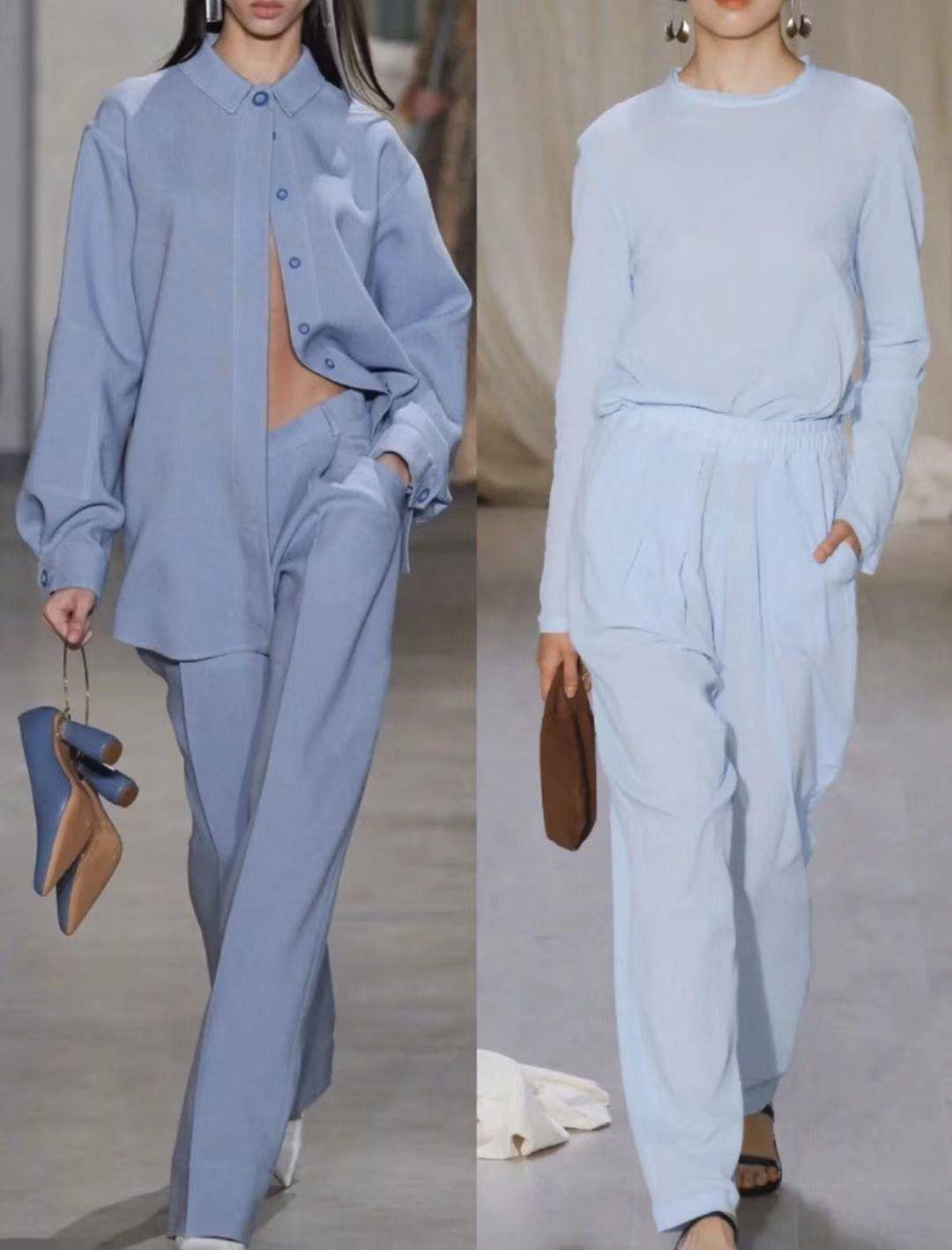 原创2020年时尚品牌钦点的色彩石灰蓝呈现出恒久性和信赖感