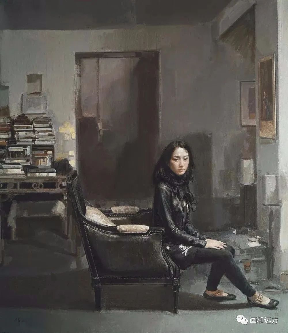 写生啦浓郁的油画味邬大勇肖像作品欣赏附局部