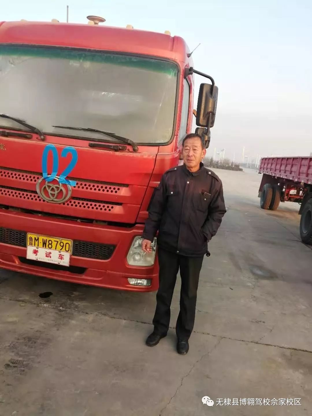 疫情过后博翱驾校大车考场正式开始考试了