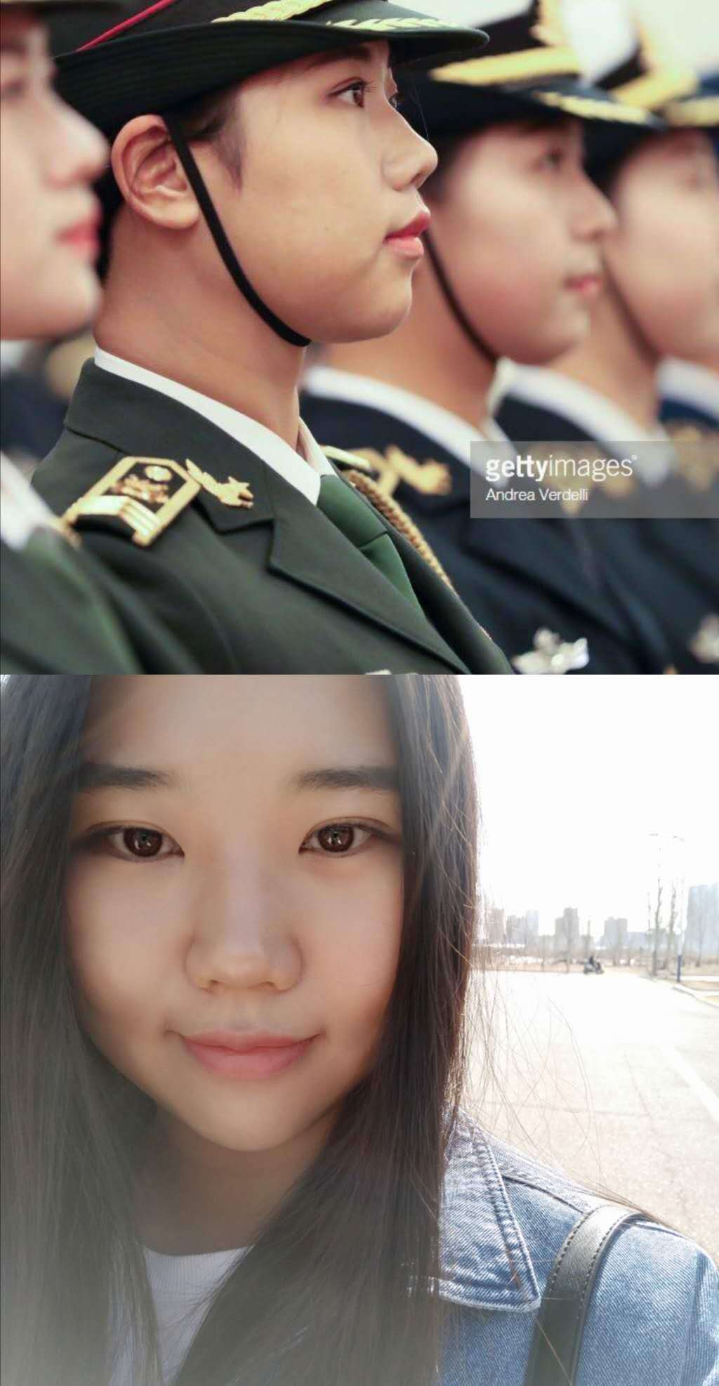 中国军人——最美女兵的a面b面_军装