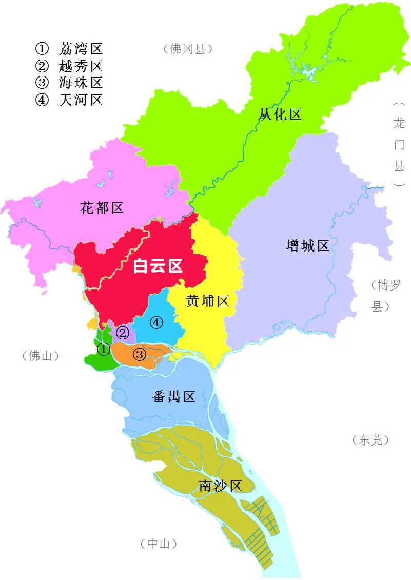 广州白云区地理位置图片