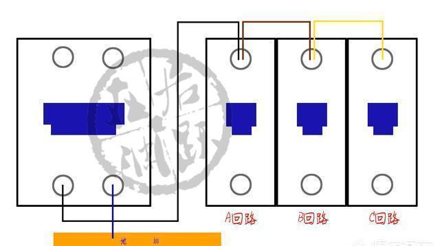 圖解防爆配電櫃配電箱開關併線接法_電線