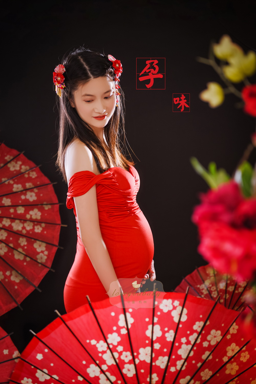 孕妈正当红,演绎古风style