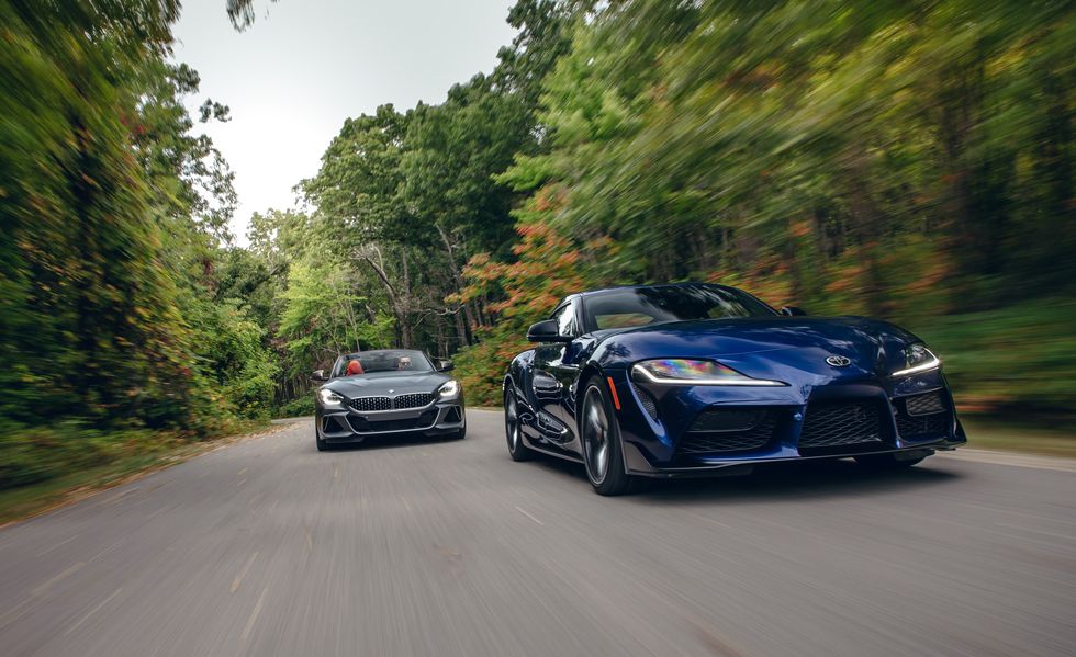 丰田supra与宝马 z4:一对耐人寻味的同父异母兄弟