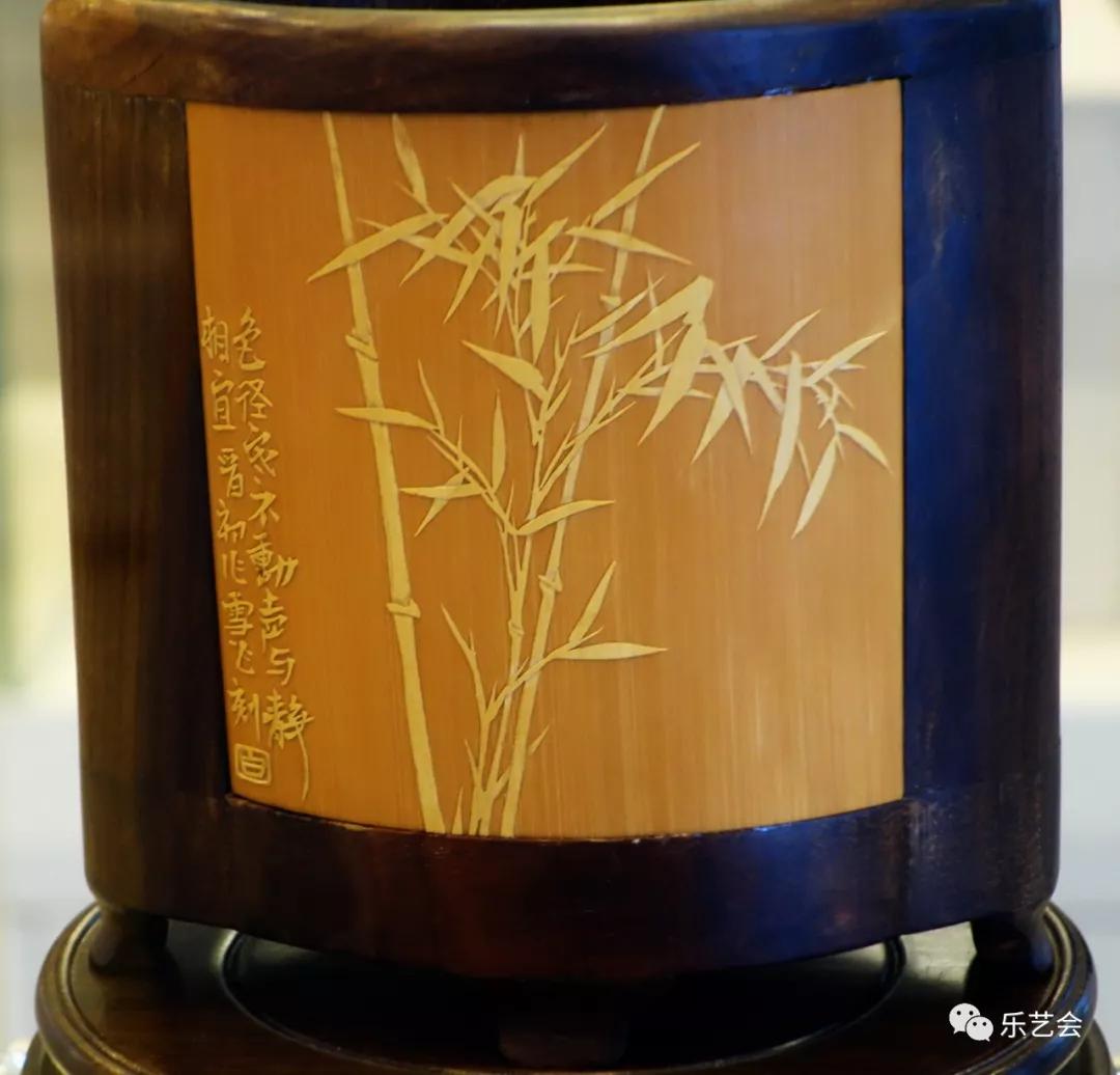 妙手削轻筠白士风白雪飞父女常州博物馆留青竹刻艺术展