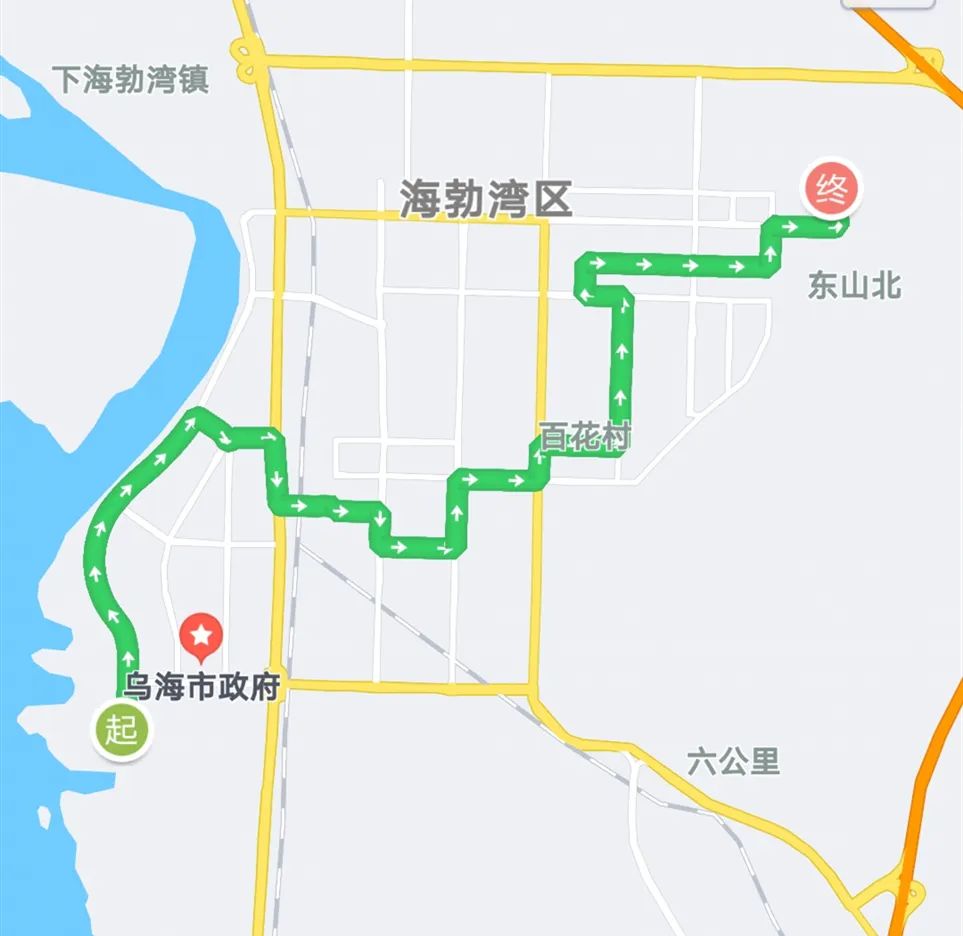 烏海臨時恢復公交線路詳解附發車時間表