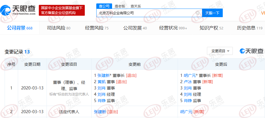 任万科天津公司总经理,天津公司总经理卢冰将调任万科北方区域,担任