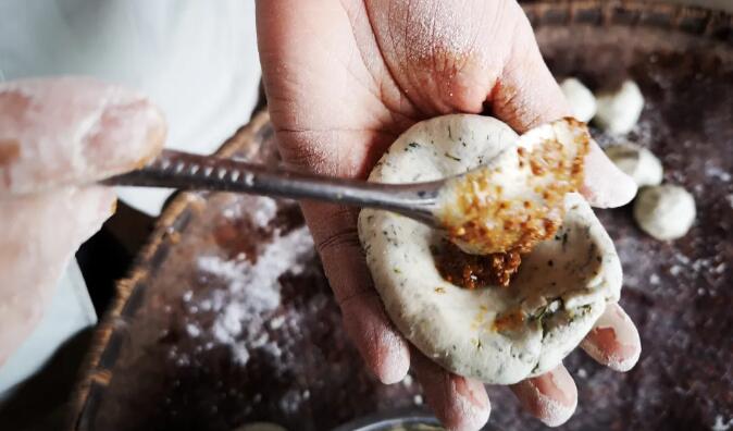 春天的味道燕子花粑粑