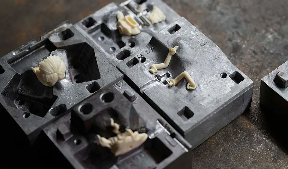 哪吒系列手办钢模啤件进行中