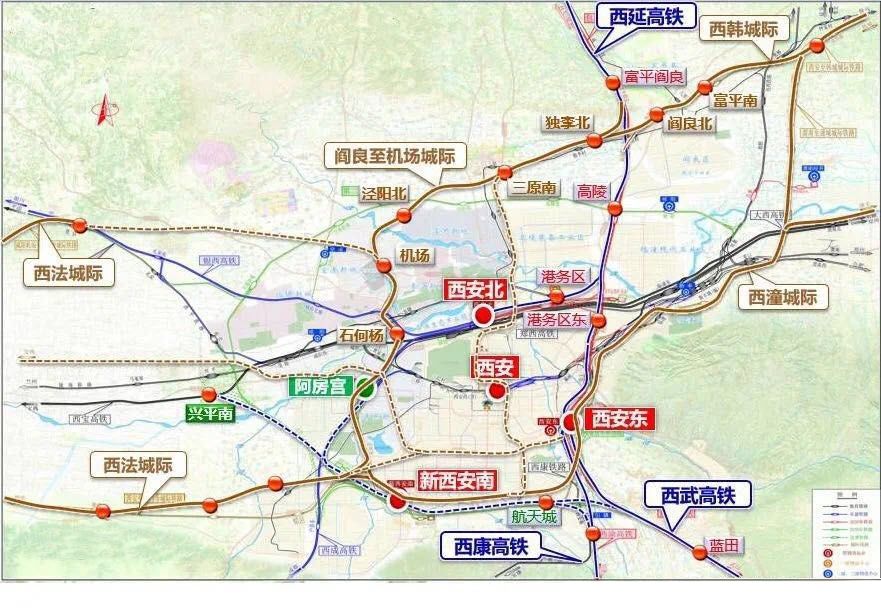 西安至潼关城际铁路渭南段西安至潼关城际铁路全长132公里,起自拟建