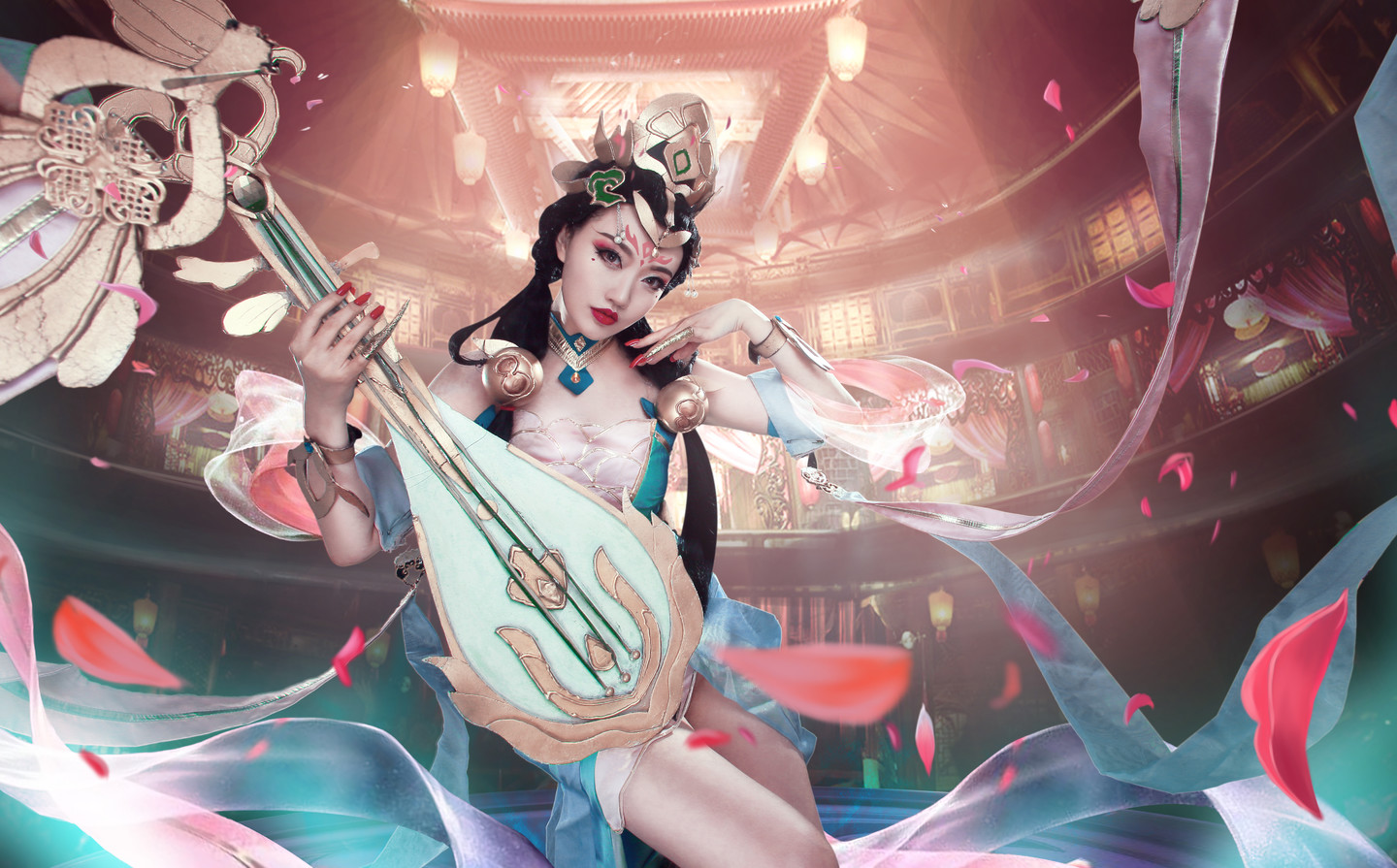 美艳夺目的杨玉环cos难度太高一般人不敢尝试