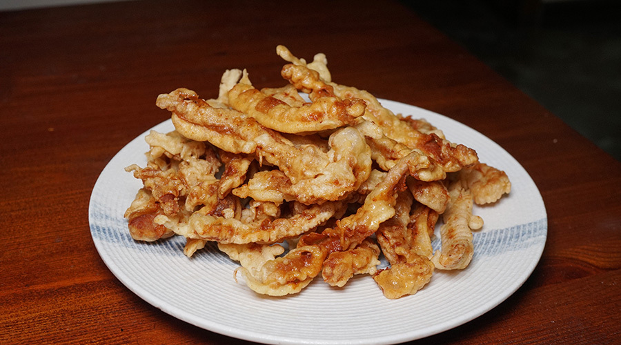 制作一盘又下饭,又能当零食的干炸里脊,统共分几步?