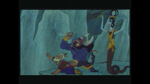 《葫芦兄弟》中的蛇精和蝎子精是一对夫妻,合在一起便是  "蛇蝎心肠"