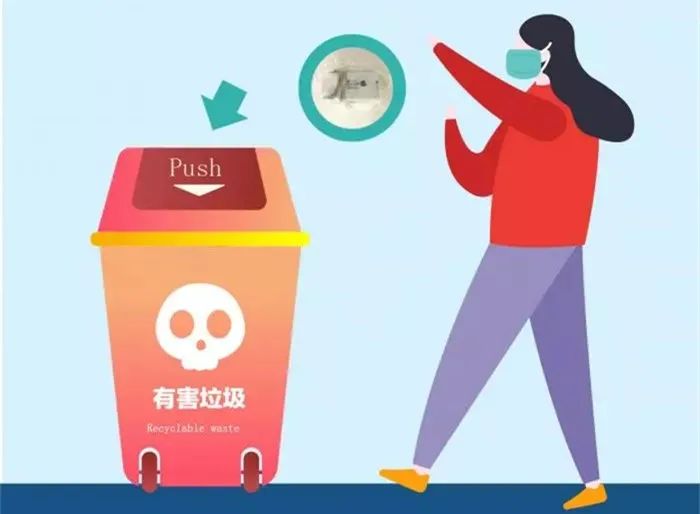 收藏学习处理废弃口罩防范二次传播