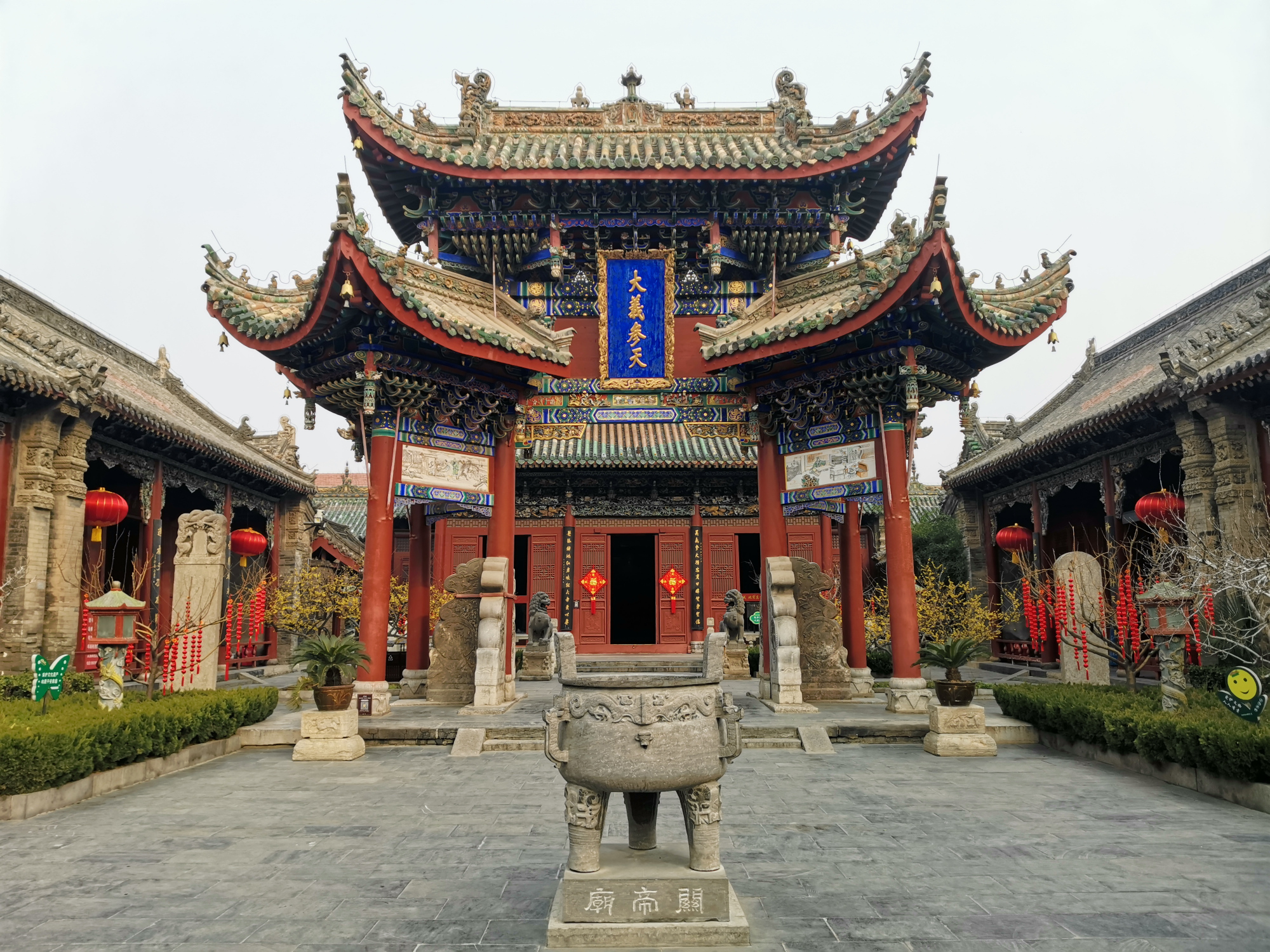 原创开封山陕甘会馆200余年的华丽古建雕刻艺术的王者