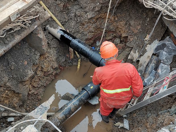 地鐵開工了管道遷改按下加速器