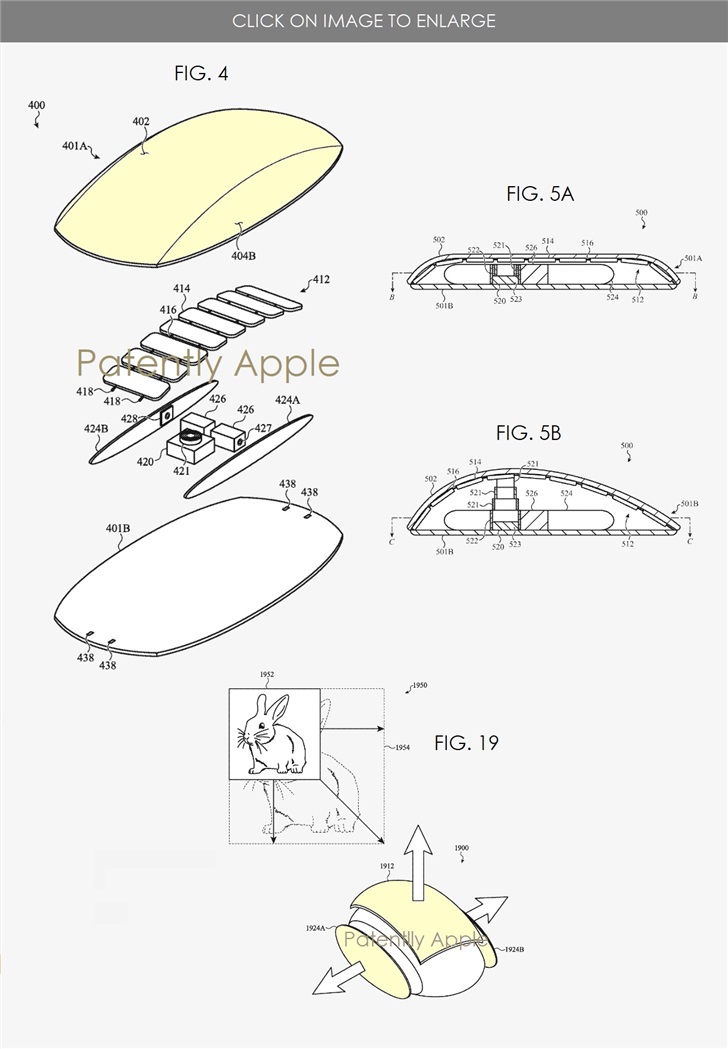 苹果新专利曝光可变形的妙控鼠标