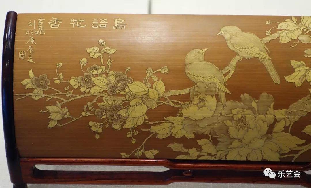 妙手削轻筠白士风白雪飞父女常州博物馆留青竹刻艺术展