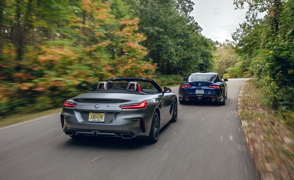 丰田supra与宝马 z4:一对耐人寻味的同父异母兄弟