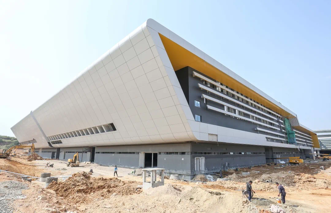 全省第三晋江市国际会展中心进入建设收尾阶段