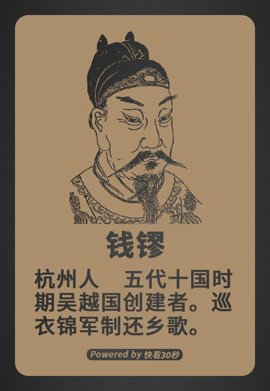 上有天堂,下有苏杭.江南水乡大美浙江的古代历史文化名人大盘点(2)