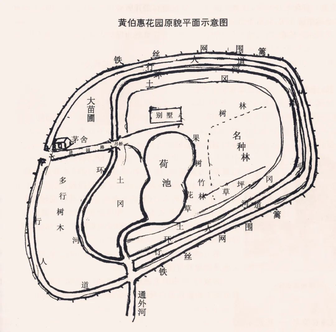 胡家花园平面图图片