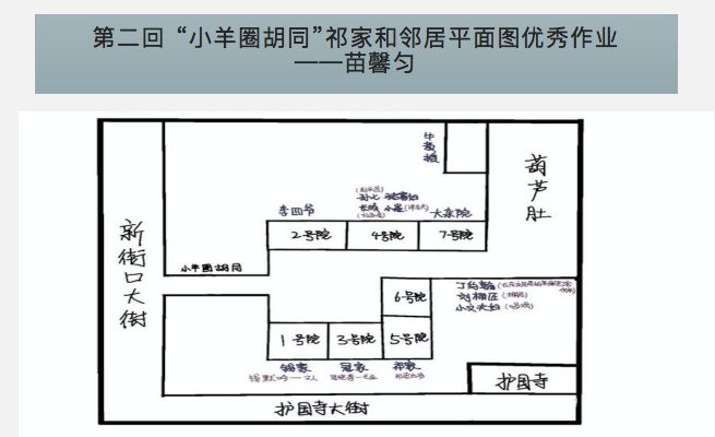 四世同堂平面图图片