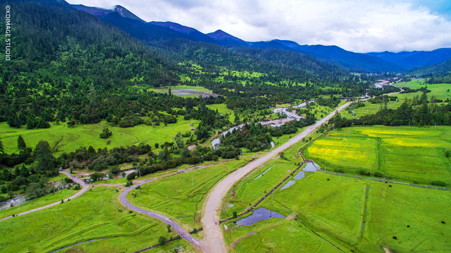 西藏"小瑞士"?鲁朗花海牧场了解一下