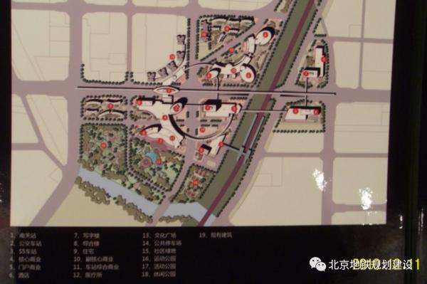从现在的良乡火车站到未来的良乡南关4线换乘枢纽