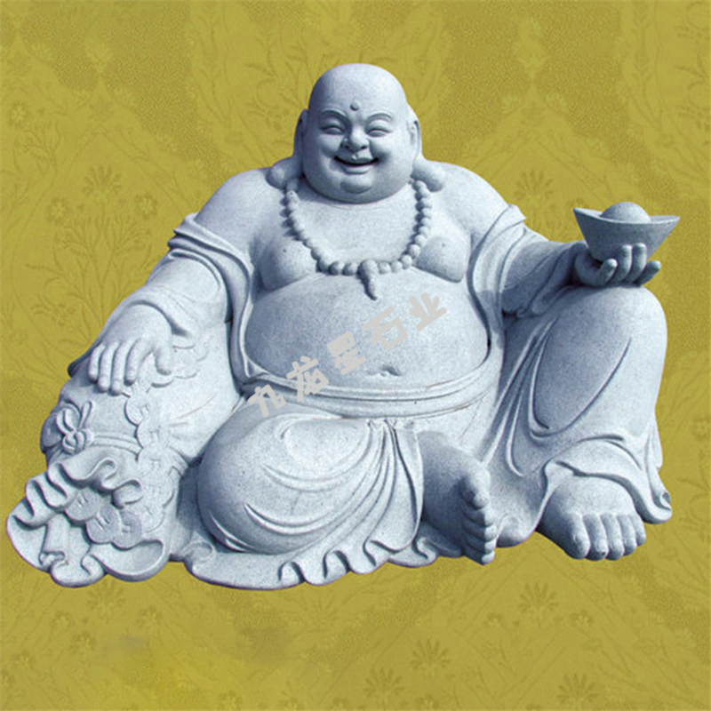 这里有一波好看的石雕弥勒佛雕塑图片