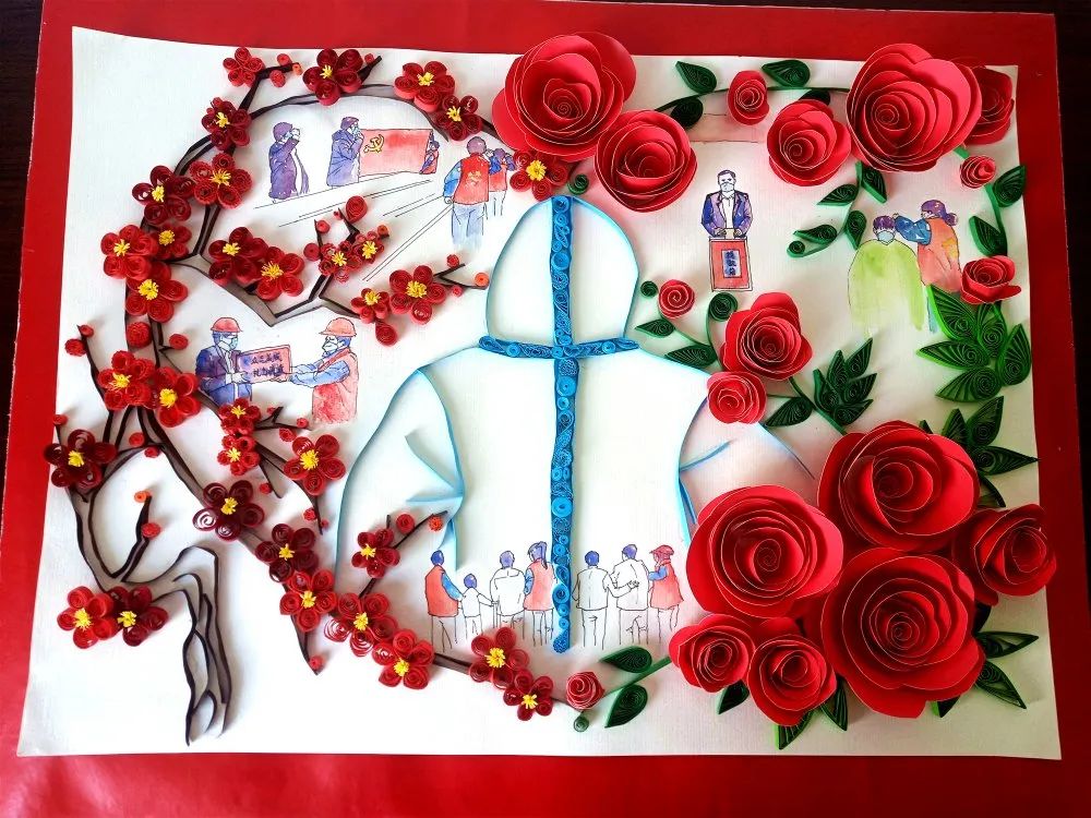 同战新疫情巧手展风采