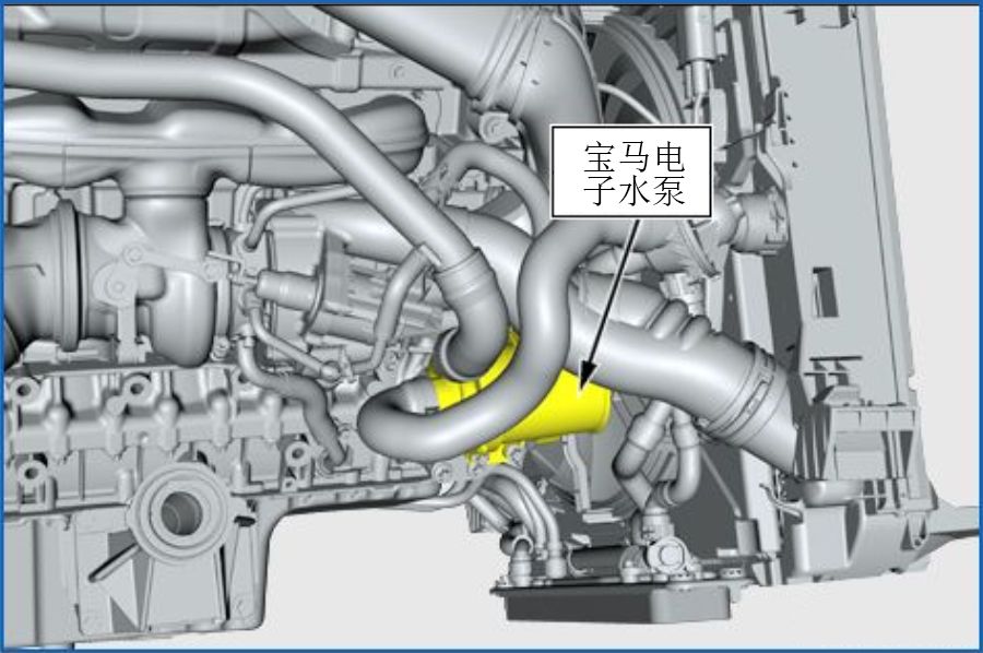 宝马320i水泵拆装图片图片