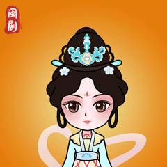 添加"福州女神陈婧姑"表情包女神保佑你心想事成哟目前3款闽剧表情包