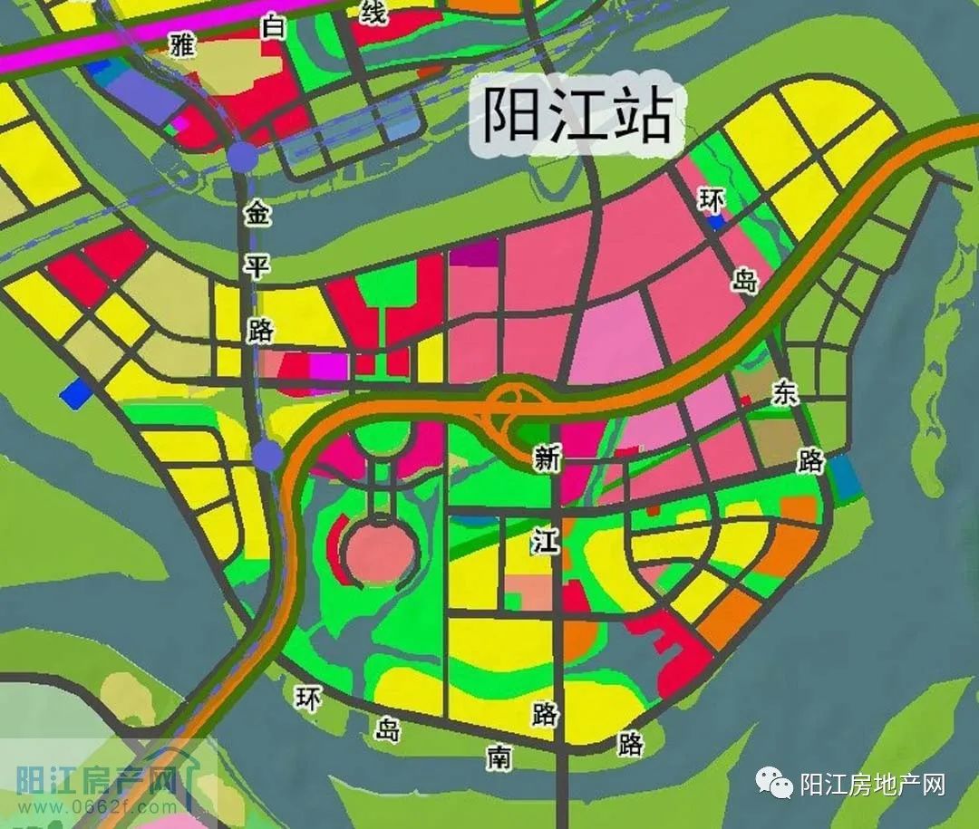 阳江市城市最新规划图图片