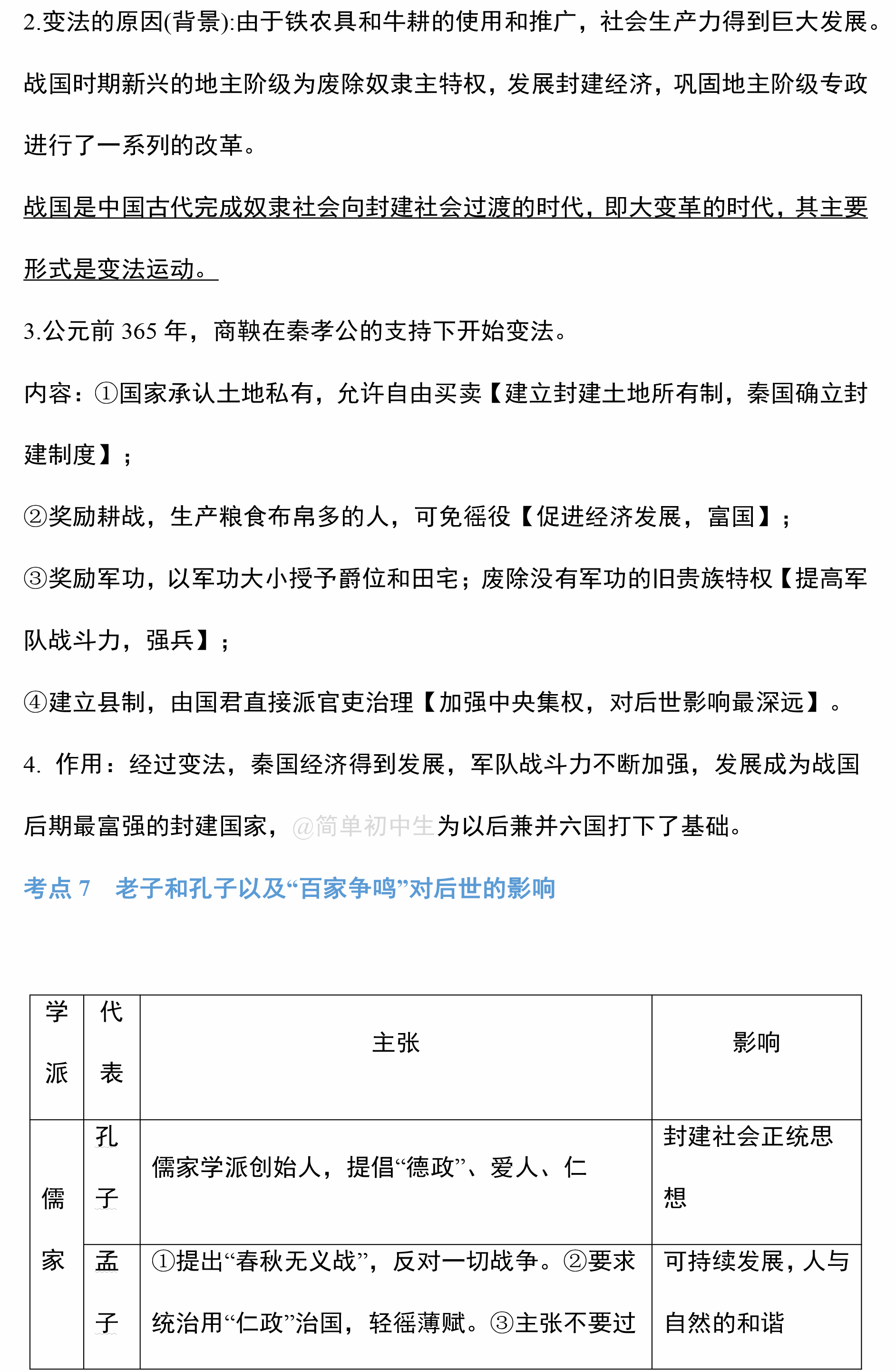 初中历史思维导图中国古代史!建议2020初中生人手一份(图4)