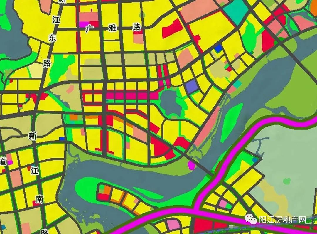 阳江市中洲新城规划图图片